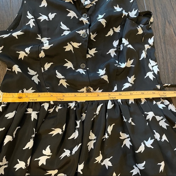 Max C London Bird (Dove) Pattern Dress - Picture 7 of 8